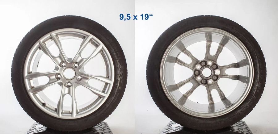 Gebrauchte Porsche-Felgen 9,5x19 Zoll mit Winterreifen