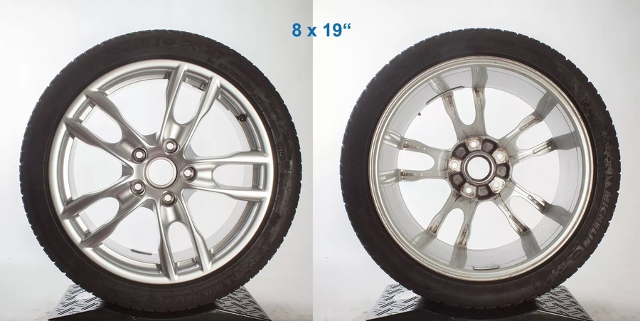 Gebrauchte Porsche-Felgen 8x19 Zoll mit Winterreifen
